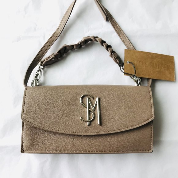 Steve Madden Handbags - Steve Madden Purse Crossbody top handle wallet Mushroom